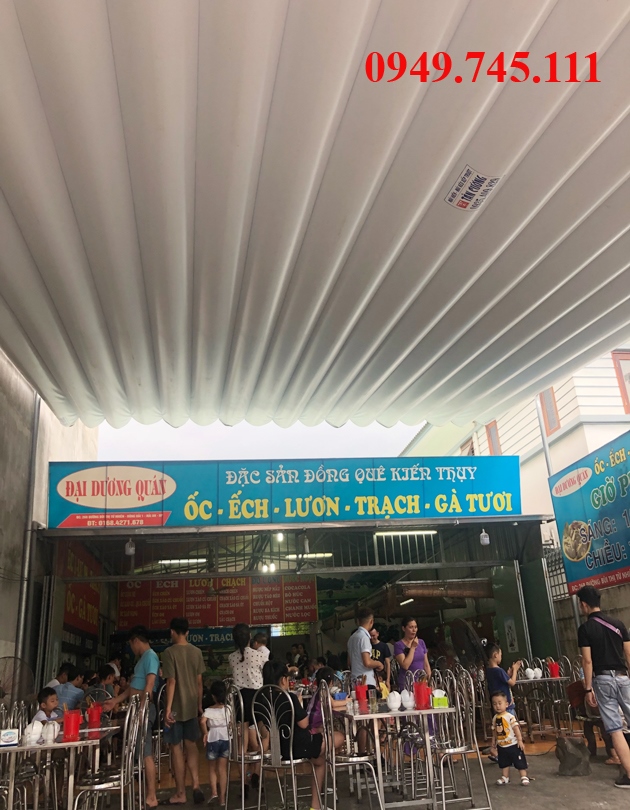 Nơi cung cấp bạt mái xếp di động tại Phú Thọ