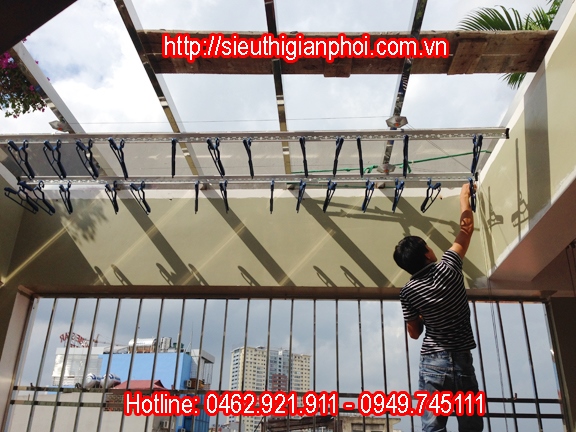 Giàn phơi thông minh-giải pháp phơi đồ tại các khu chung cư