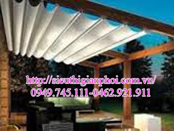 Lắp bạt xếp che nắng mưa tại Thanh Xuân