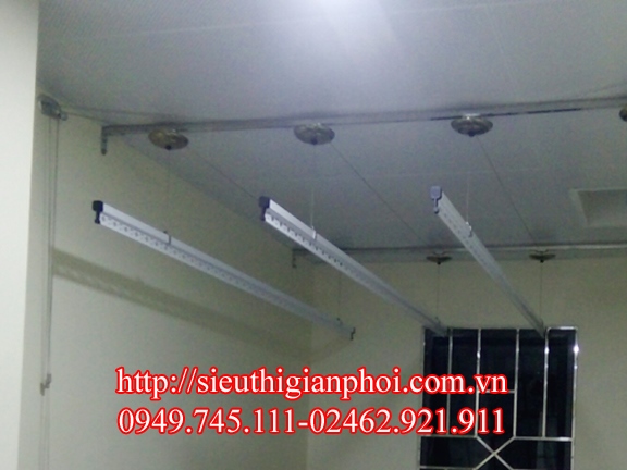 Lắp đặt giàn phơi thông minh tại chung cư Anland Premium