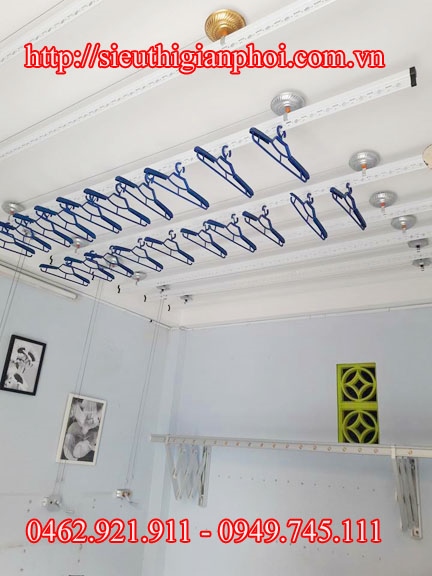 Lắp đặt giàn phơi thông minh tại phường Lãm Hà quận Kiến An