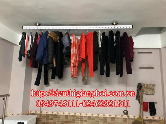 Lắp đặt giàn phơi thông minh tại phường Thanh Xuân Trung