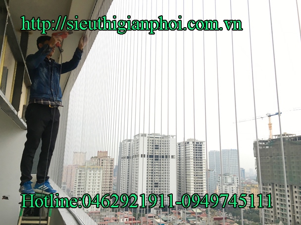 Lắp đặt lưới an toàn ban công khu vực Đống Đa Hà Nội