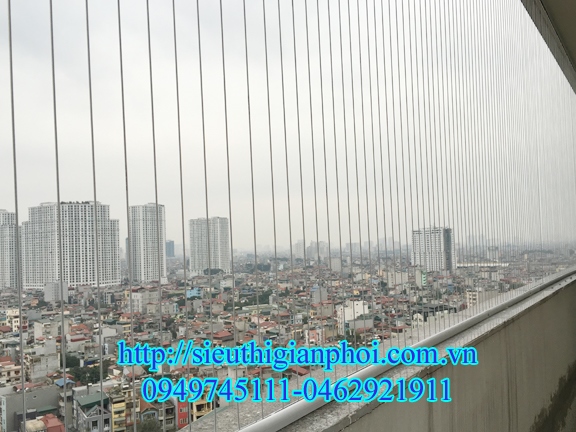 Lắp đặt lưới an toàn ban công tại tp Hạ Long