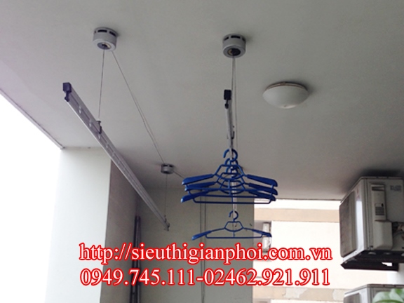 Lắp giàn phơi thông minh tại chung cư New House Xa La