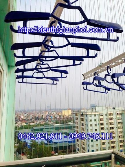 Lắp giàn phơi thông minh tại Gia Thuỵ Long Biên