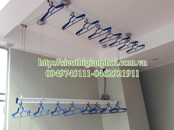 Lắp giàn phơi thông minh tại Kiến Thuỵ Hải Phòng