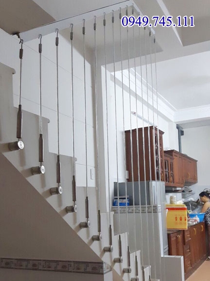 Thi công cáp tăng đơ cầu thang tại Hạ Long